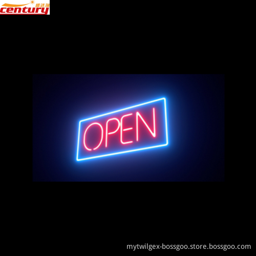 new design china factory open neon sign